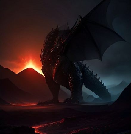 Drago d'Ossidiana