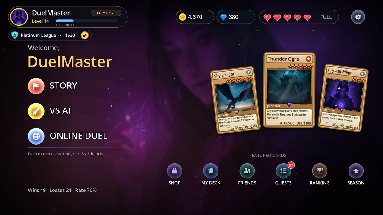 Card Duel: Online Card Battle 1