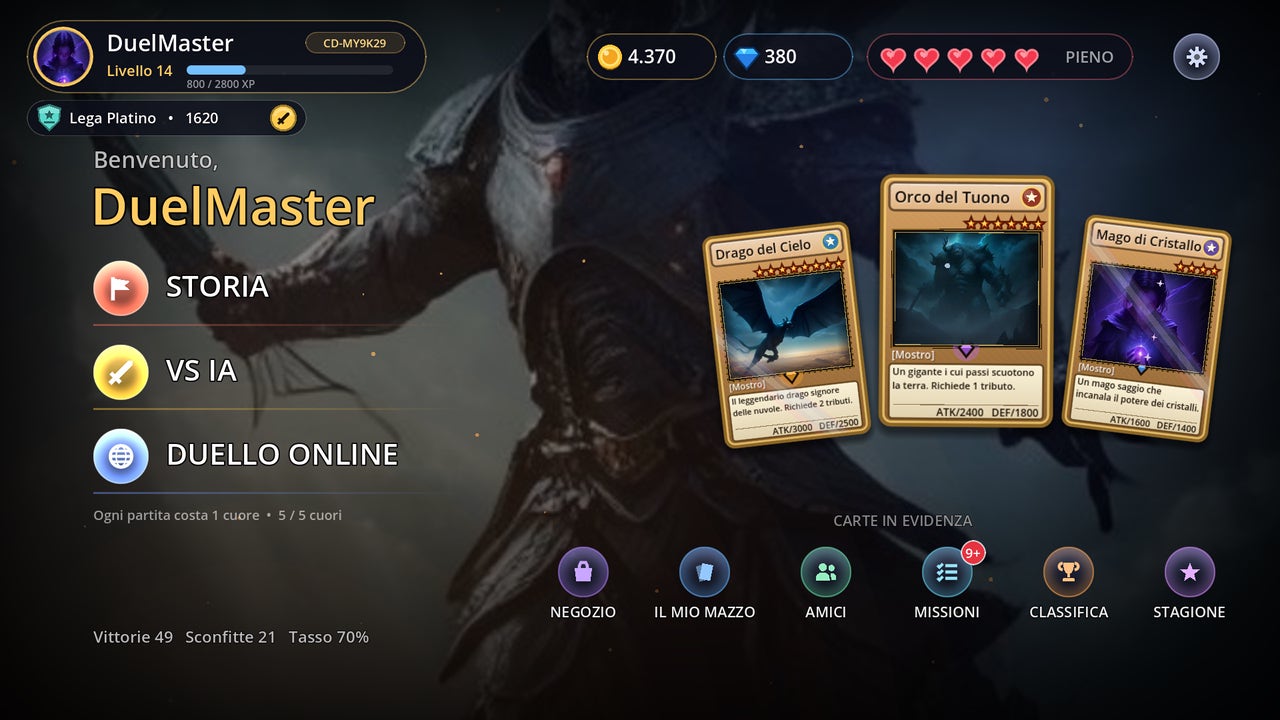 Card Duel: Duelli di carte 1